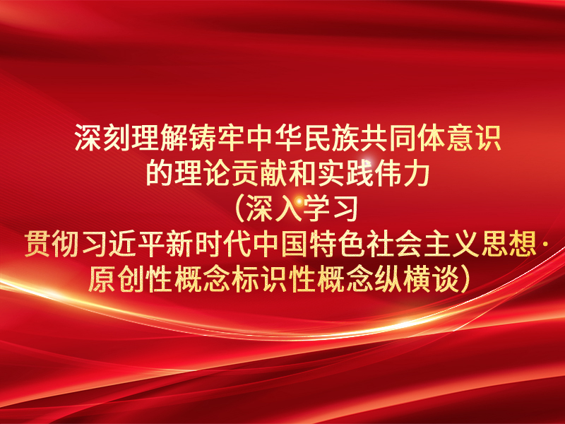 深刻理解铸牢中华民族共同体意识的理论贡献和实践伟力（深入学习贯彻习近平新时代中国特色社会主义思想·原创性概念标识性概念纵横谈）