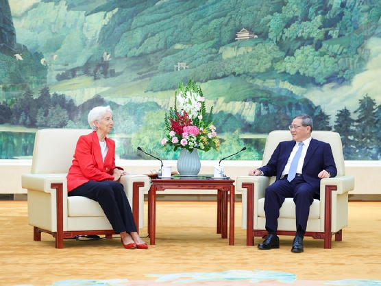李强会见欧洲中央银行行长拉加德
