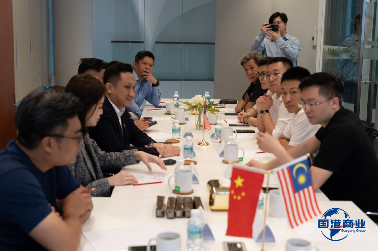 山东国港商业管理有限公司董事长赵森率领核心团队到访马来西亚槟城华企商会