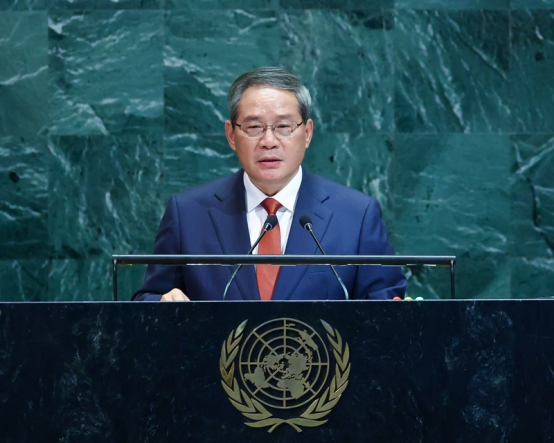 李强出席第80届联合国大会一般性辩论并发表讲话
